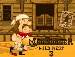 Igra Mad Burger 3: divlji zapad online.