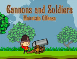 Igra Vojnici i Cannon Mountain napad  online.
