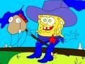 Igra Cowboy Spongebob Coloring