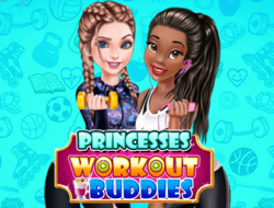 Igra Elsa i Tiana: Workout prijatelji  online.