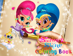 Igra Shimmer i Shine: bojanka  online.