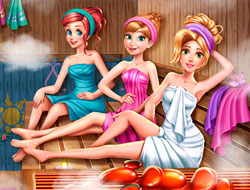 Igra Princeza u sauni  online.