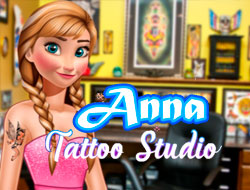 Igra Disney Princess: Anna Tattoo Studio 2  online