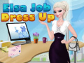 Igra Elsa Job Dress Up