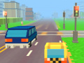 Igra Pixel Road Taxi Depot