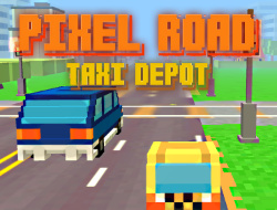 Igra Taksi u Pixel Road null  online.