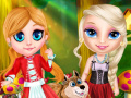 Igra Little Elsa In Red Hood