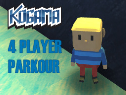 Igra Kogama 4 igrača Parkour online.
