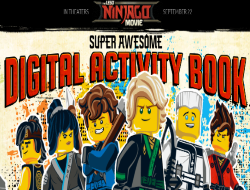 Igra Lego Ninja Go: Super neverovatna knjiga o digitalnoj aktivnosti  online.