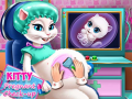 Igra Kitty Pregnant Check-up