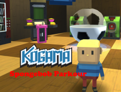 Igra Kogama: Parkour spužva Boba  online.