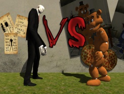 Igra Slenderman vs. Freddie Fazber  online.