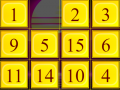 Igra 4x4 Number Slider