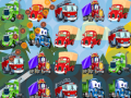 Igra Cartoon Trucks Match 3 