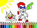 Igra Back To School: Titans Coloring Book
