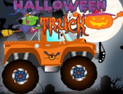Igra Halloween Truck Puzzle  online.