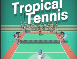 Igra Tropski tenis  online.