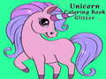 Igra Unicorn Coloring Book Glitter