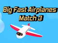 Igra Big Fast Airplanes Match 3