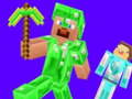 Igra Creeper vs Enderman from minecraft