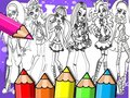 Igra Monster High Coloring Book