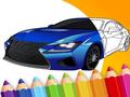 Igra Japanese Luxury Cars Coloring Book 