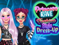 Igra Princess Rave Fashion Style Dress Up  online.