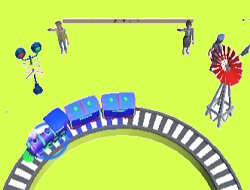 Igra Train Racing 3D  online.