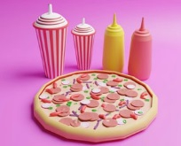 Igra Bojanka: Pizza  online.