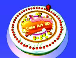 Igra Cake Art 3D online.