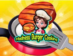 Igra Burger Cooking Madness  online.