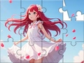Igra Jigsaw Puzzle: White Dress Girl