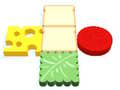 Igra Burger Fold Puzzle