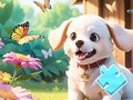 Igra Jigsaw Puzzle: Dog In Garden