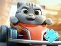 Igra Jigsaw Puzzle: Cat Racing Driver