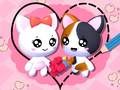 Igra  Love Cat Draw Puzzle
