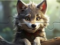Igra Jigsaw Puzzle: Smiling Wolf
