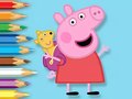 Igra Coloring Book: Peppa With Toy Bear