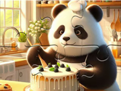 Igra Jigsaw Puzzle: Panda Baker