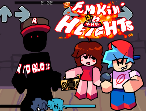 Igra Friday Night Funkin: Funkin na podmetaču  online.