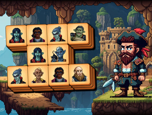 Igra Pirati: Mahjong  online.