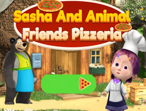 Igra Pizzeria Sasha i prijatelji životinja  online.