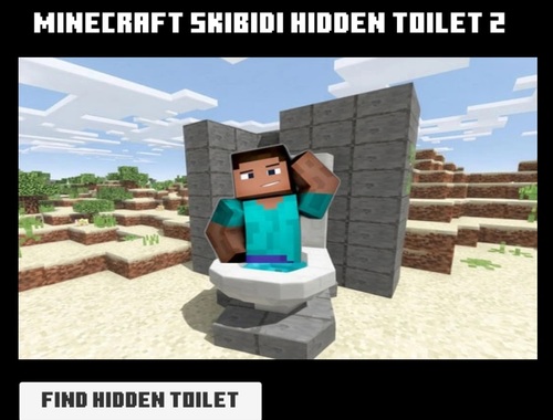 Igra MINECRAFT: Skriveni Skibidi WC 2  online.