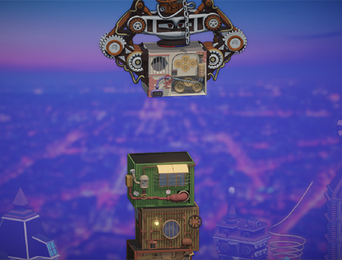 Igra Graditelj kula u stilu Steampunk-a  online.