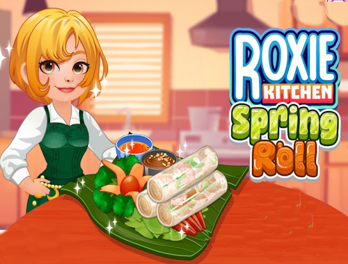 Igra Roxy kuhinja: proljetna rola  online.