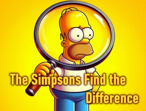 Igra Simpsons pronalaze razlike  online.