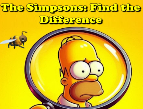Igra Simpsons: Pronađite razlike  online.
