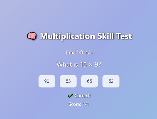 Igra Test za sposobnost da se umnožavaju  online.