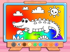 Igra Coloring Book: Crocodile