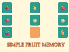 Igra Simple Fruit Memory